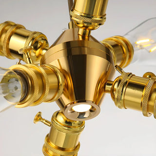 ZOWALA - Sputnik Mini Industrial Bulb Chandelier Image - 9