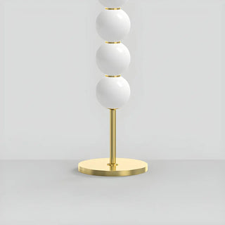 Stacked Globe Design Elegant Gold Metal Floor Lamp Zawala Image - 10