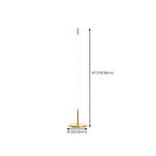 Stacked Globe Design Elegant Gold Metal Floor Lamp Zawala #size