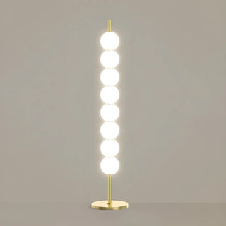 Stacked Globe Design Elegant Gold Metal Floor Lamp Zawala Image - 6