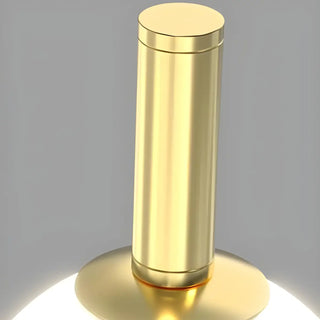 Stacked Globe Design Elegant Gold Metal Floor Lamp Zawala Image - 7