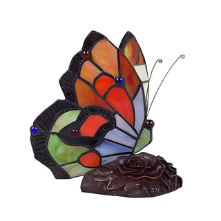 Creative Tiffany Butterfly Art Stained Glass Table Lamp Zawala Image - 10