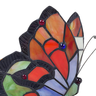Creative Tiffany Butterfly Art Stained Glass Table Lamp Zawala Image - 7