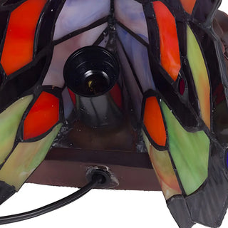 Creative Tiffany Butterfly Art Stained Glass Table Lamp Zawala Image - 8