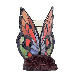Creative Tiffany Butterfly Art Stained Glass Table Lamp Zawala Image - 9