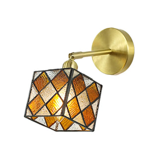 Tiffany Style Square Stained Glass LED Wall Sconce Zawala Image - 13