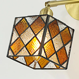Tiffany Style Square Stained Glass LED Wall Sconce Zawala Image - 14