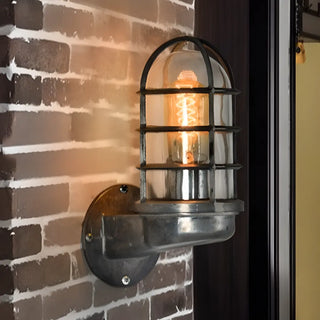 Industrial Protective Cage Cylinder Wall Sconce Zawala Image - 4