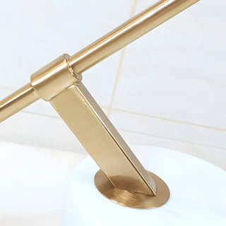 Bedroom Chic White Cone Shade Marble Base Table Lamp Zawala Image - 9