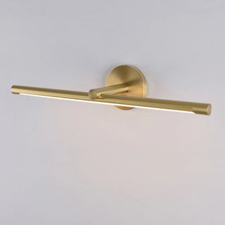 ZOWALA - Elegant Brushed Gold Cylinder LED Vanity Wall Light Image - 10