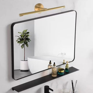 ZOWALA - Elegant Brushed Gold Cylinder LED Vanity Wall Light Image - 2