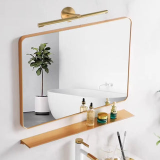 ZOWALA - Elegant Brushed Gold Cylinder LED Vanity Wall Light Image - 5