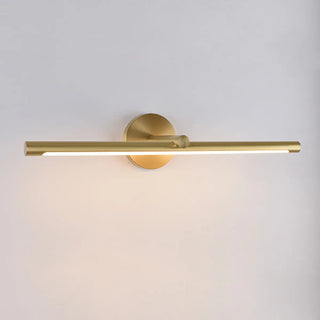 ZOWALA - Elegant Brushed Gold Cylinder LED Vanity Wall Light Image - 7