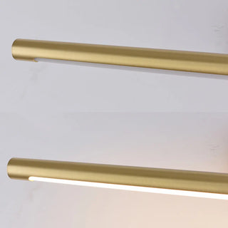 ZOWALA - Elegant Brushed Gold Cylinder LED Vanity Wall Light Image - 8