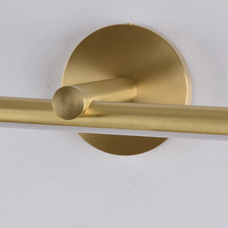 ZOWALA - Elegant Brushed Gold Cylinder LED Vanity Wall Light Image - 9