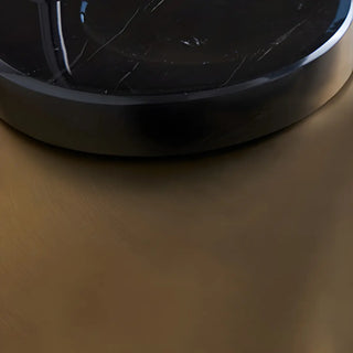 Stylish Modern Black Glass Globe Shade Metal Table Lamp Zawala Image - 11