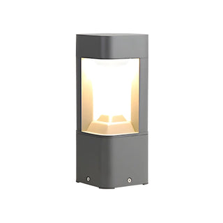 Stylish Black Hollow Geometric LED Outdoor Path Lamp Zawala Image - 12