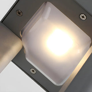 Stylish Black Hollow Geometric LED Outdoor Path Lamp Zawala Image - 7