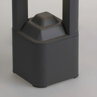 Stylish Black Hollow Geometric LED Outdoor Path Lamp Zawala Image - 9