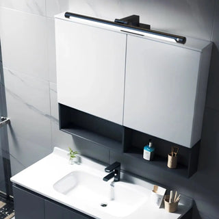 Stylish Black LED Cylinder Vanity Mirror Lighting Zawala Image - 2