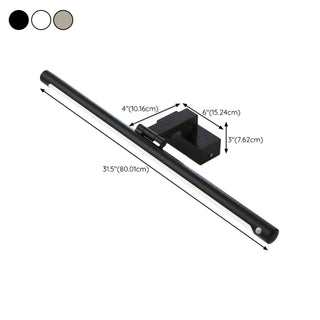 Stylish Black LED Cylinder Vanity Mirror Lighting Zawala Image - 21