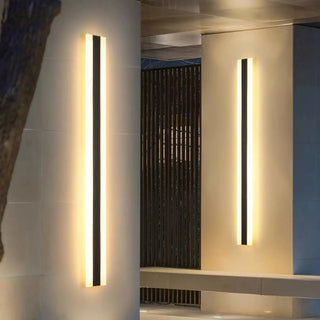 Stylish Rectangular Aluminum LED Linear Wall Light Image - 2