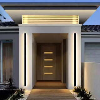 Stylish Rectangular Aluminum LED Linear Wall Light Image - 4