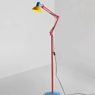 Adjustable Colorful Bowl Metal Swing Arm Floor Lamp Zawala Image - 4