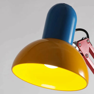 Adjustable Colorful Bowl Metal Swing Arm Floor Lamp Zawala Image - 5