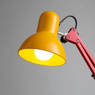 Adjustable Colorful Bowl Metal Swing Arm Floor Lamp Zawala Image - 7