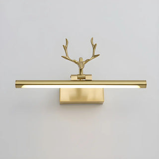 ZOWALA - Stylish Brushed Gold Antler Art Vanity Wall Light Image - 5