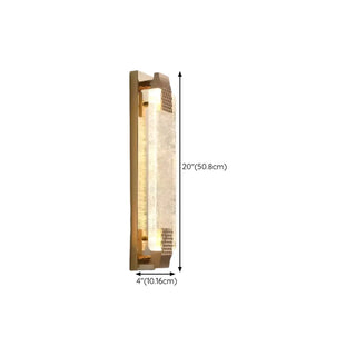 Luxury Geometric Crystal Panel Gold Wall Sconce Zawala Image - 20
