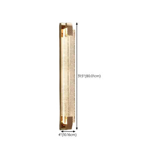 Luxury Geometric Crystal Panel Gold Wall Sconce Zawala Image - 22