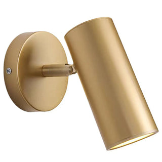 Sleek Black Cylinder Bedside Adjustable Wall Sconce Zawala Image - 11