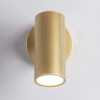 Sleek Black Cylinder Bedside Adjustable Wall Sconce Zawala Image - 15
