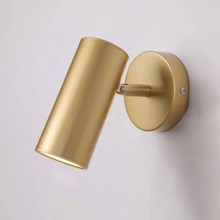 Sleek Black Cylinder Bedside Adjustable Wall Sconce Zawala Image - 7