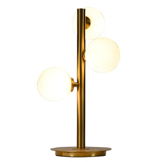 Stylish Gold 3-Light Globe Shade Metal Table Lamp Zawala Image - 15