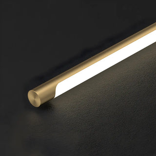 Stylish Simple Gold Linear LED Metal Bedside Table Lamp Zawala Image - 12