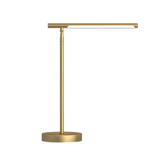Stylish Simple Gold Linear LED Metal Bedside Table Lamp Zawala Image - 13