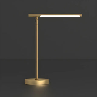 Stylish Simple Gold Linear LED Metal Bedside Table Lamp Zawala Image - 7