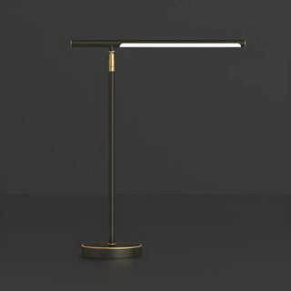 Stylish Simple Gold Linear LED Metal Bedside Table Lamp Zawala Image - 9