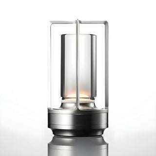 Simple Stylish Geometric Shade LED Metal Table Lamp Zawala Image - 11