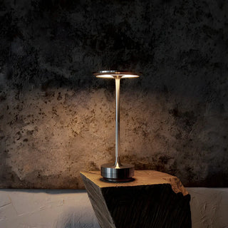 Simple Stylish Geometric Shade LED Metal Table Lamp Zawala Image - 7