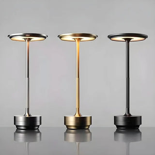 Simple Stylish Geometric Shade LED Metal Table Lamp Zawala Image - 9