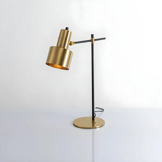 Stylish Golden Geometric Dome Shade Metal Table Lamp Zawala Image - 10