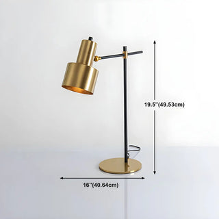 Stylish Golden Geometric Dome Shade Metal Table Lamp Zawala #size