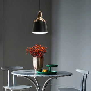 Modern Bell Matte Metal Dining Room Pendant Light Zawala Image - 3