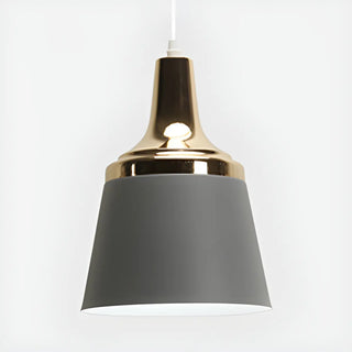 Modern Bell Matte Metal Dining Room Pendant Light Zawala Image - 6