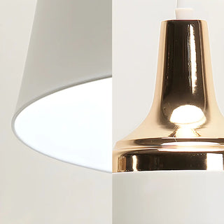 Modern Bell Matte Metal Dining Room Pendant Light Zawala Image - 7
