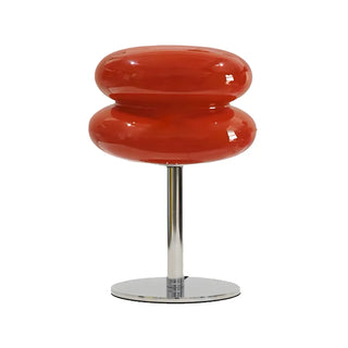 ZOWALA - Stylish Pagoda Glass Stainless Steel Base Table Lamp Image - 11